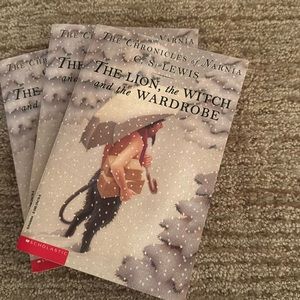 Set of 3 The Lion, the Witch and the Wardrobe by CS Lewis